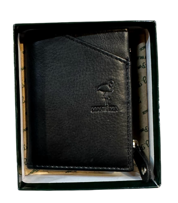 CARTERA MARCA MARISMA ESPAÑA COLOR NEGRA – CARTERA HOMBRE