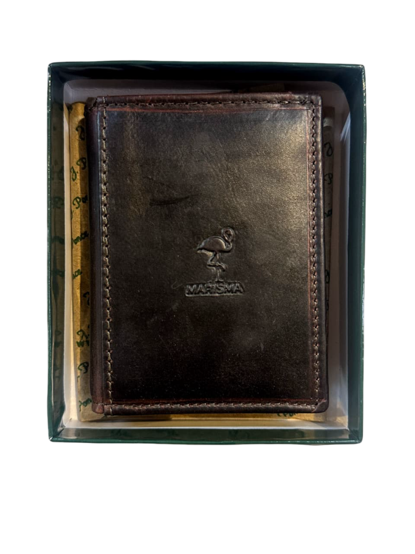 CARTERA MARCA MARISMA ESPAÑA COLOR MARRON OSCURO – CARTERA HOMBRE