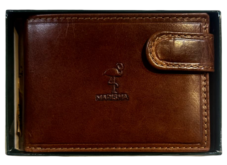 CARTERA MARCA MARISMA ESPAÑA COLOR MARRON CLARO – CARTERA HOMBRE