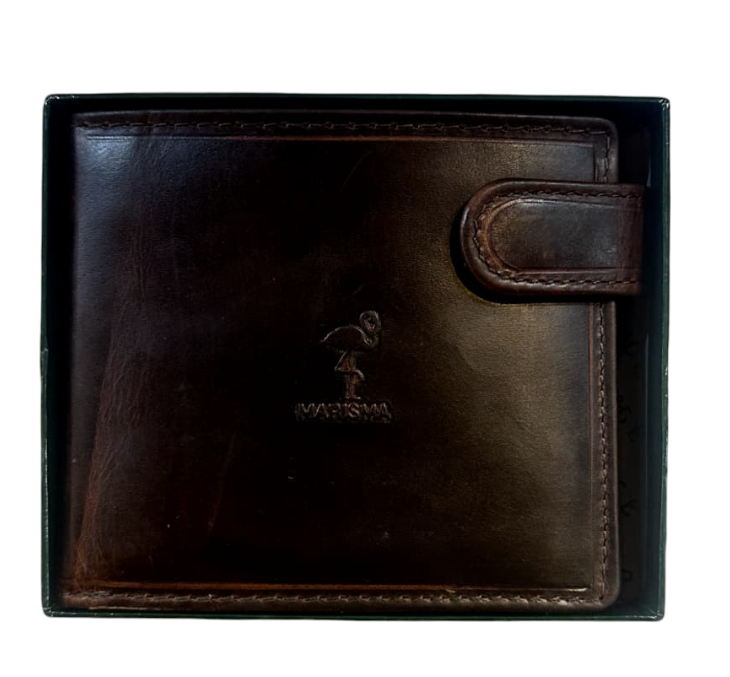 CARTERA MARCA MARISMA ESPAÑA COLOR MARRON OSCURO – CARTERA HOMBRE