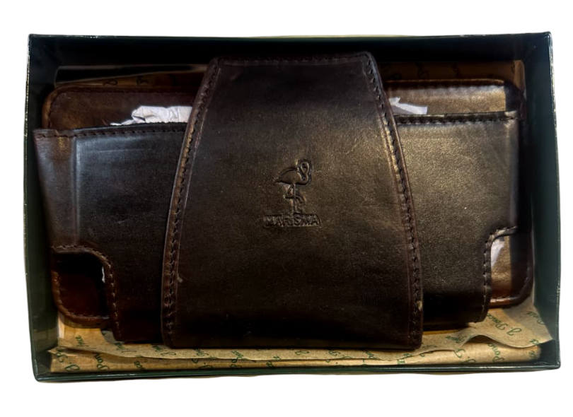 FUNDA MOVIL MARCA MARISMA COLOR MARRON OSCURO PARA CINTURON – FUNDA MOVIL