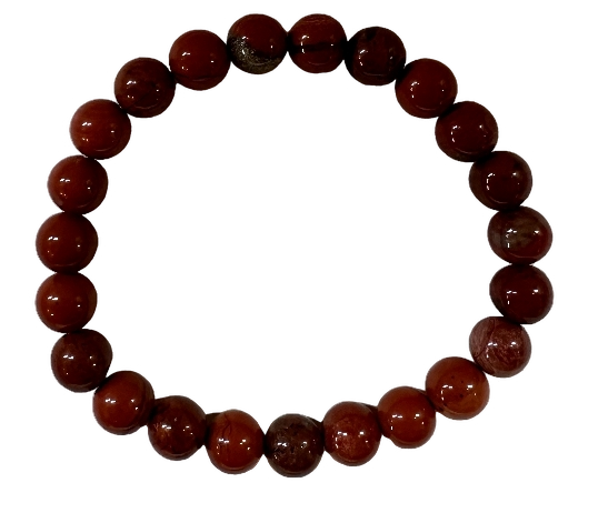 JASPE ROJO VALOR – PULSERA MINERAL