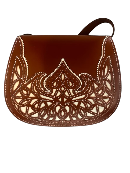 ESPAÑA UBRIQUE MUJER COLOR MARRON CLARO – BOLSO PIEL