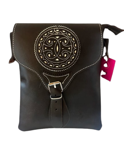 ESPAÑA UBRIQUE MUJER COLOR MARRON OSCURO – BOLSO PIEL