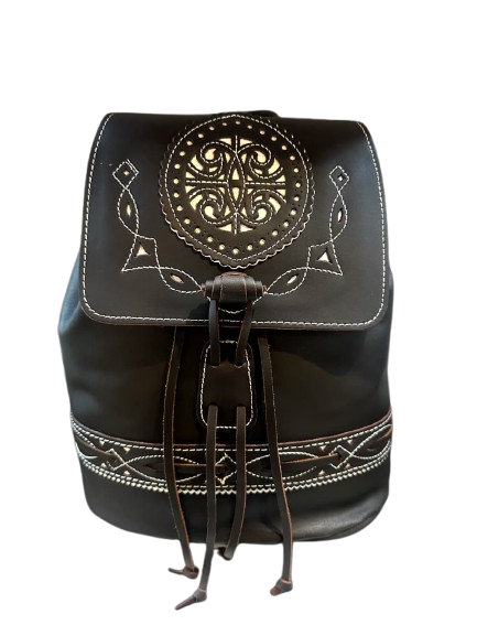 ESPAÑA UBRIQUE MUJER COLOR MARRON OSCURO – MOCHILA PIEL