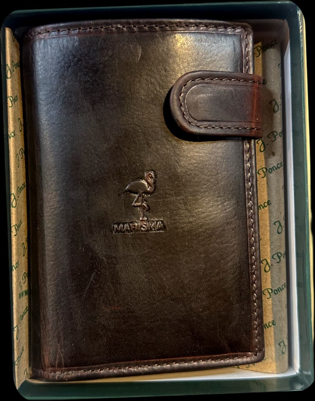 CARTERA MARCA MARISMA ESPAÑA COLOR MARRON OSCURO – CARTERA HOMBRE