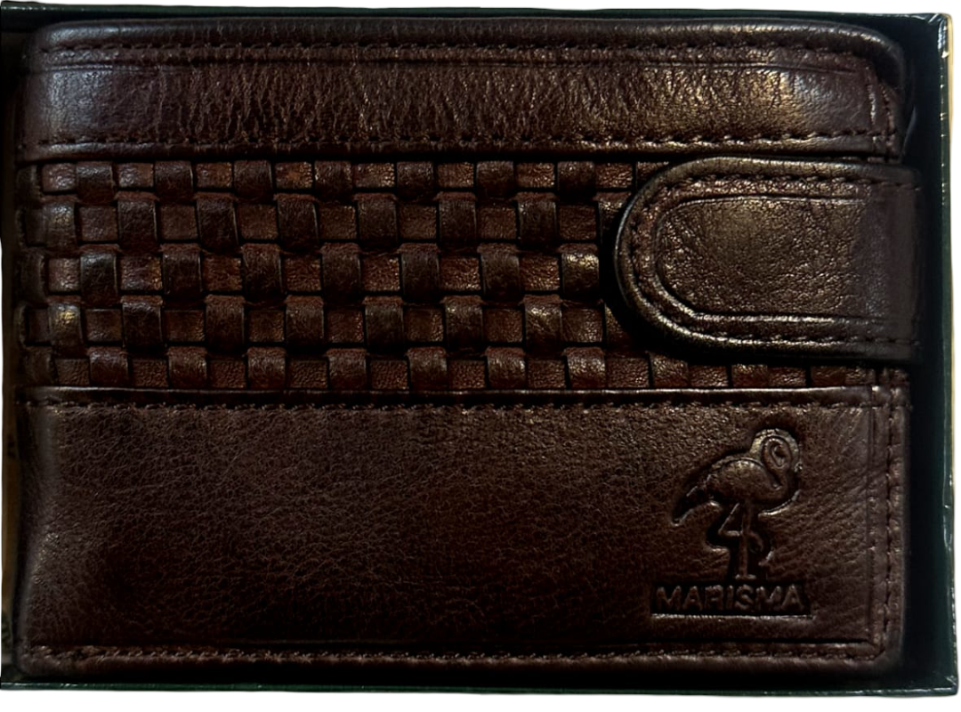 CARTERA MARCA MARISMA ESPAÑA COLOR MARRON OSCURO – CARTERA HOMBRE